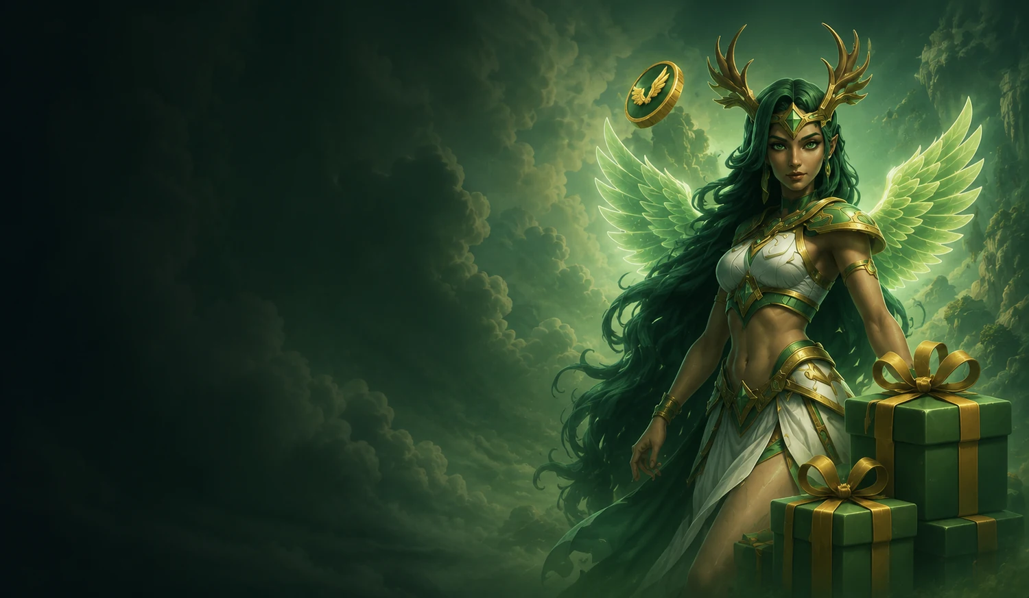 Holyluck live casino promotie met godin en cadeaus voor echte dealers