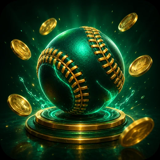 Holyluck tweede sportbonus 100% tot 300 euro met gouden honkbal