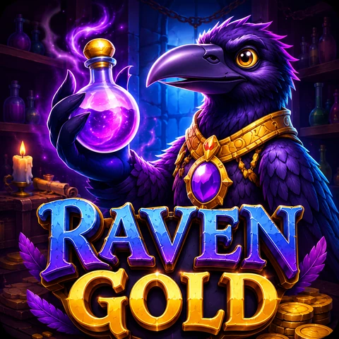 Raven Gold gokkast met magische raaf bij Holyluck